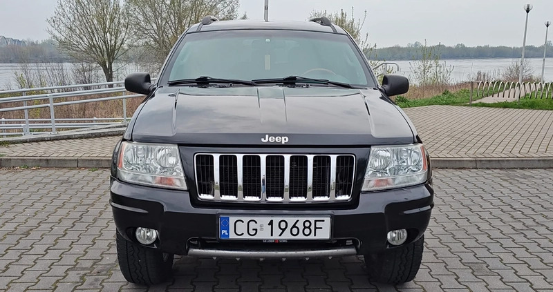 Jeep Grand Cherokee cena 32500 przebieg: 298670, rok produkcji 2004 z Grudziądz małe 667